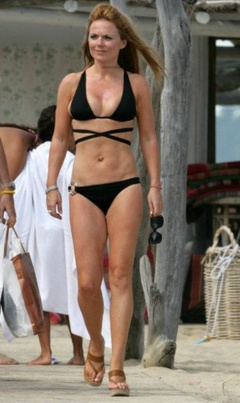 1. Geri Halliwell – black bikini, 2007