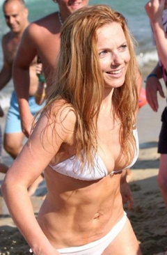4. Geri Halliwell Sexy – white bikiki, 2007