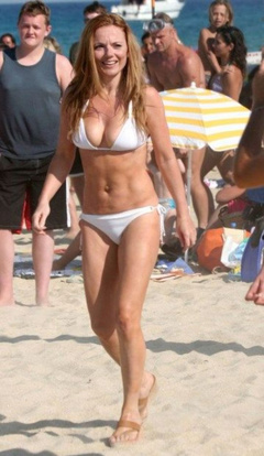 5. Geri Halliwell Sexy – white bikiki, 2007