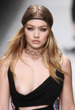 3. Gigi Hadid – nip slip, 2016