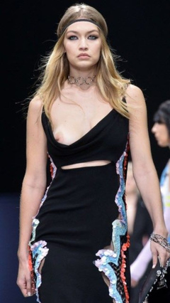 5. Gigi Hadid – nip slip, 2016