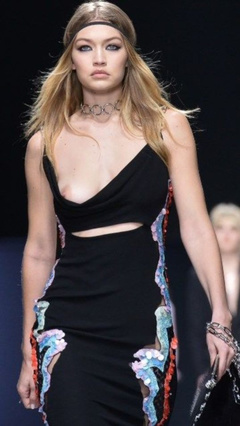 6. Gigi Hadid – nip slip, 2016