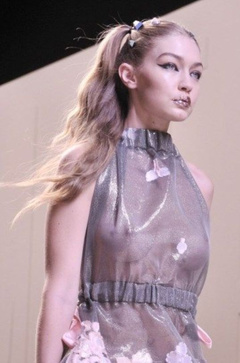 2. Gigi Hadid – see through, 2016