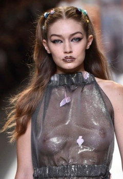 3. Gigi Hadid – see through, 2016