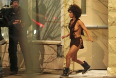 3. Halle Berry – On The Set of Frankie and Alice , 2008