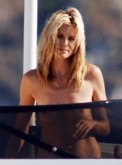 1. Heidi Klum – topless on a yacht, 2008