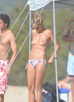 3. Heidi Klum – topless, 2011