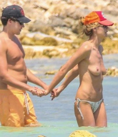 9. Heidi Klum – topless, 2014