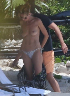 14. Heidi Klum – topless, 2014