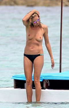 1. Heidi Klum – topless, 2014