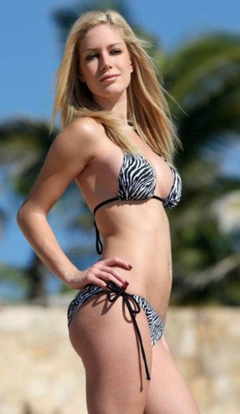 6. Heidi Montag – bikini at the beach, 2008