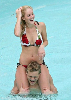 2. Heidi Montag – red bikini, 2007