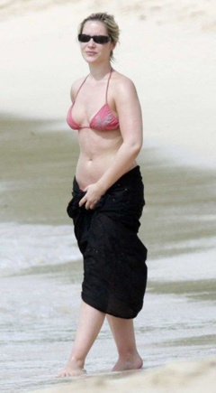 2. Heidi Range – red bikini, 2007