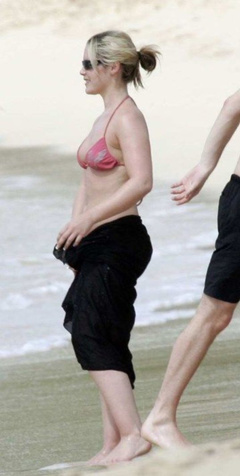 4. Heidi Range – red bikini, 2007