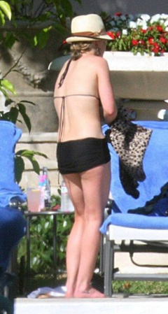 6. Hilary Duff – black bikini, 2009