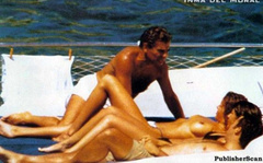 3. Inma del Moral – Topless sunbathing