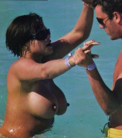 2. Jade Goody – Topless swimming, 2006