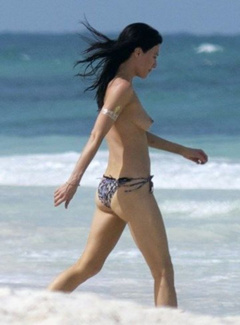3. Jaime Murray – topless, 2014
