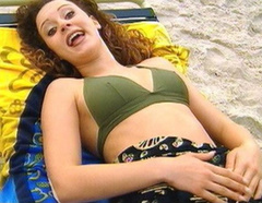 2. Jasmin Wagner – green bikini, 2003