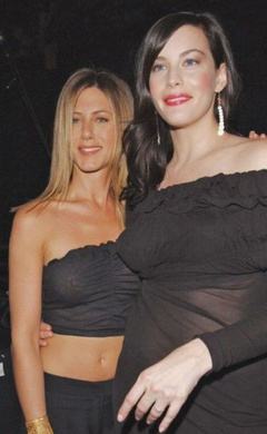 2. Jennifer Aniston See-Through – MTV Icon Aerosmith, 2002