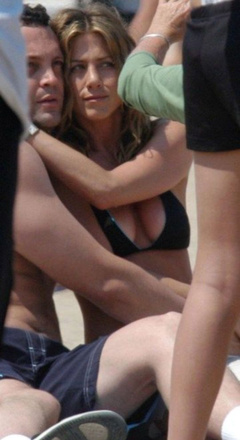 2. Jennifer Aniston – black bikini, 2005