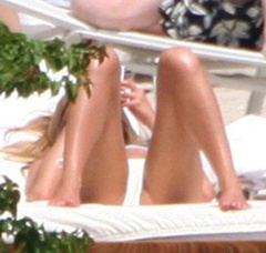 2. Jennifer Aniston – white bikini, 2008