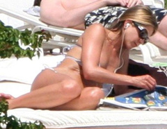 5. Jennifer Aniston – white bikini, 2008