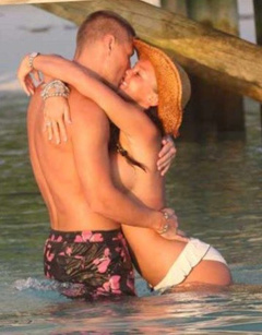 7. Jennifer Ellison – Topless swimming, 2008