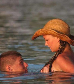 9. Jennifer Ellison – Topless swimming, 2008