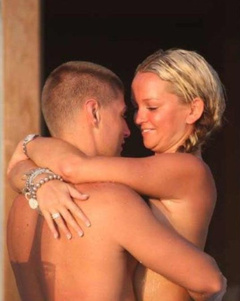 10. Jennifer Ellison – Topless swimming, 2008