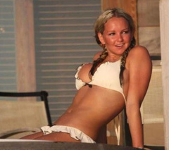 12. Jennifer Ellison – Topless swimming, 2008