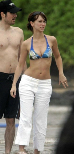 2. Jennifer Love Hewitt – white bikini, 2005