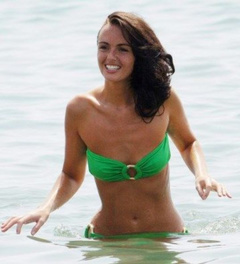 1. Jennifer Metcalfe – green bikini, 2008