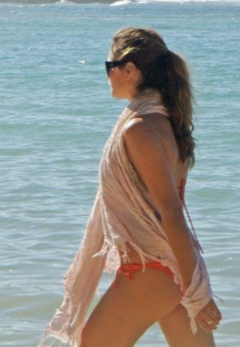1. Jennifer Morrison – red bikini, 2008
