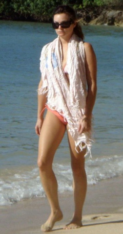 3. Jennifer Morrison – red bikini, 2008