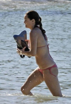 5. Jennifer Morrison – red bikini, 2008
