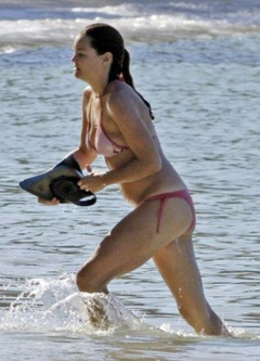 6. Jennifer Morrison – red bikini, 2008