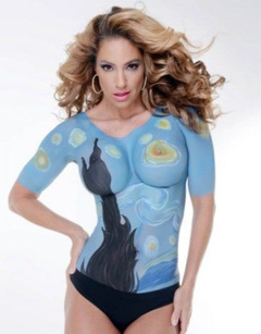 3. Jennifer Nicole Lee – body paint, 2012