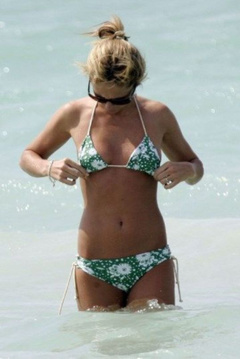 7. Jenny Frost – green bikini, 2006