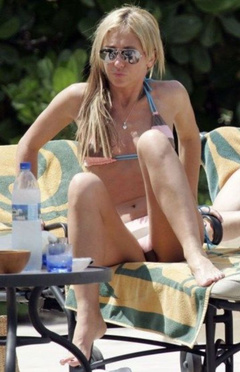 2. Jenny Frost – pink bikini, 2004