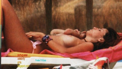 5. Jessica Athayde – Topless sunbathing, 2008