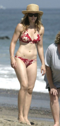 4. Jessica Biel – red bikini, 2006