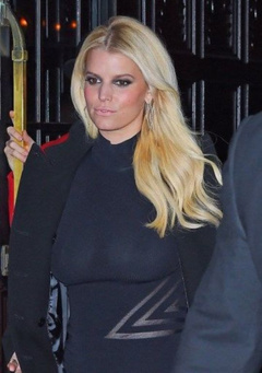 4. Jessica Simpson – see through, 2015