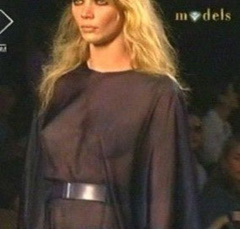 4. Jodie Kidd – catwalk oops