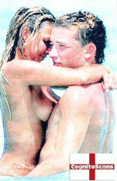 3. Jodie Marsh – Topless swimming, 2004