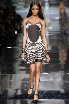 2. Jourdan Dunn – catwalk see through, 2008