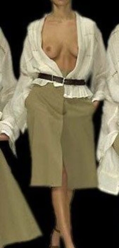 4. Karolina Kurkova Topless – Ready To Wear , 2000