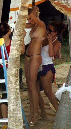 1. Karolina Kurkova Topless – Victoria's Secret Photoshoot, 2006