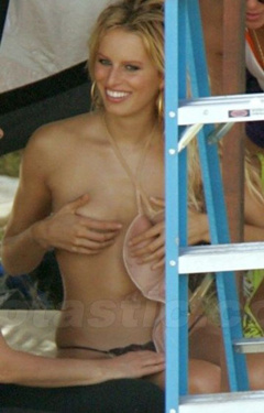 10. Karolina Kurkova Topless – Victoria's Secret Photoshoot, 2006