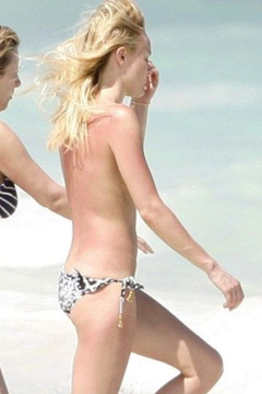 2. Kate Bosworth – Topless swimming, 2011